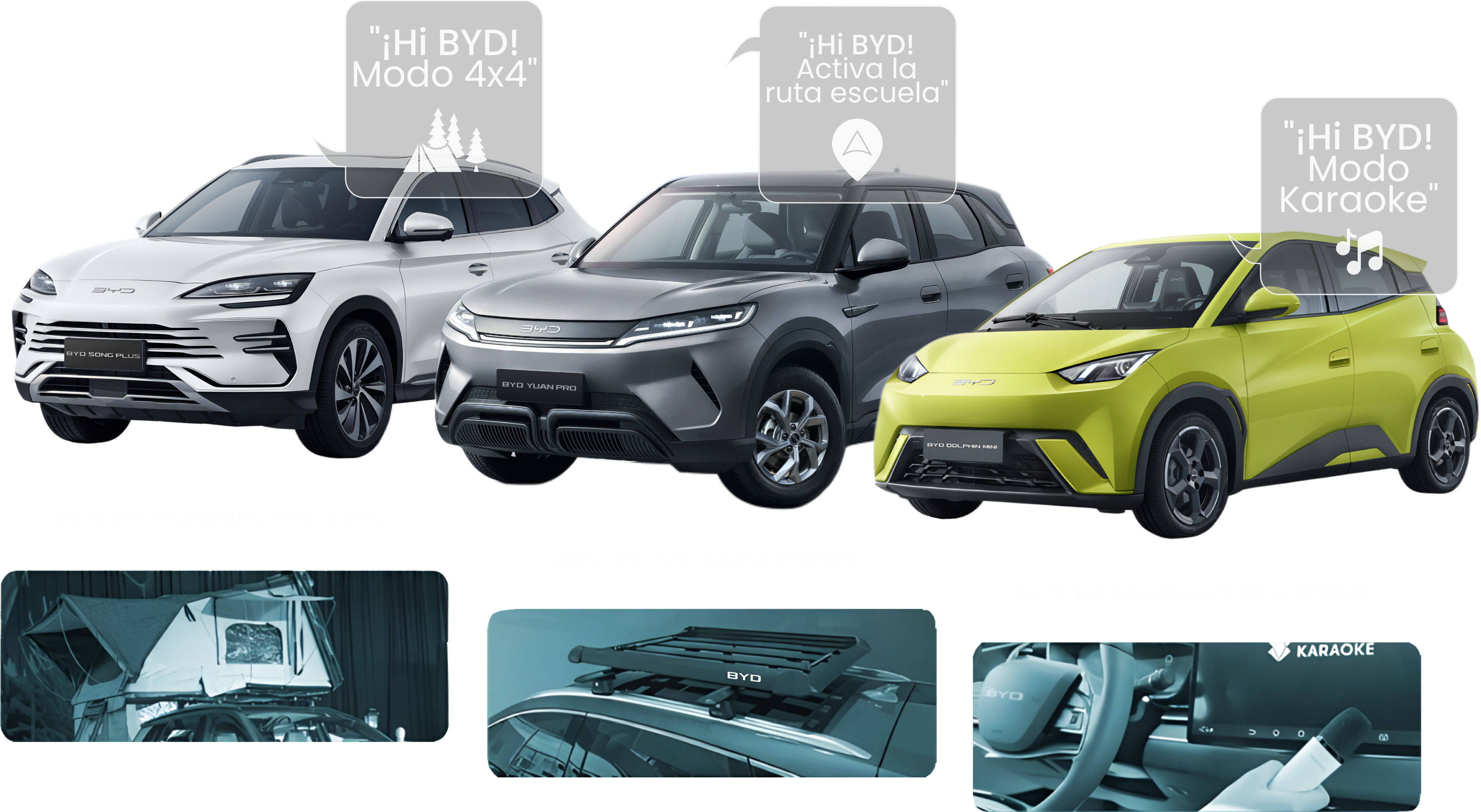 Imagen de modelos BYD